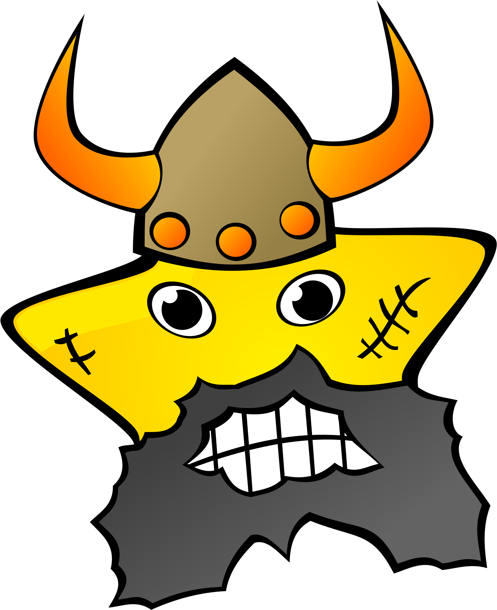 Get Notified Of Exclusive Freebies - Viking Yellow Star 1 25 Magnet (2400x2400)