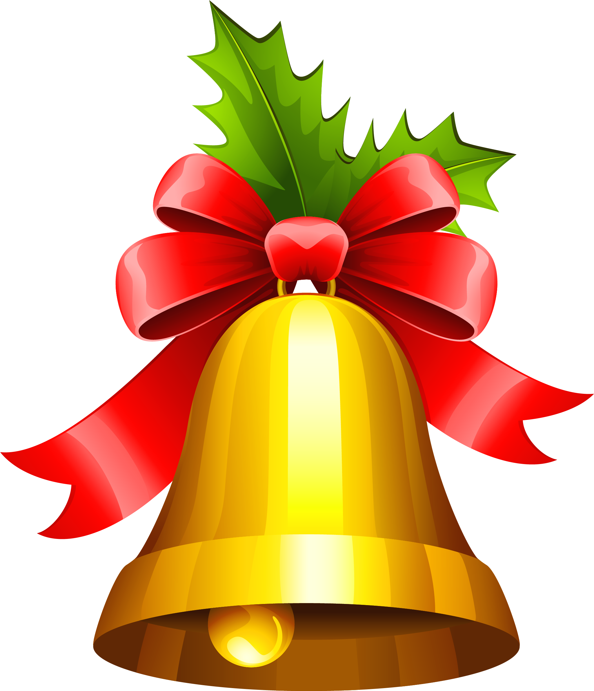 Clipart Bell Pictures - Christmas Bell Png (2204x2563)