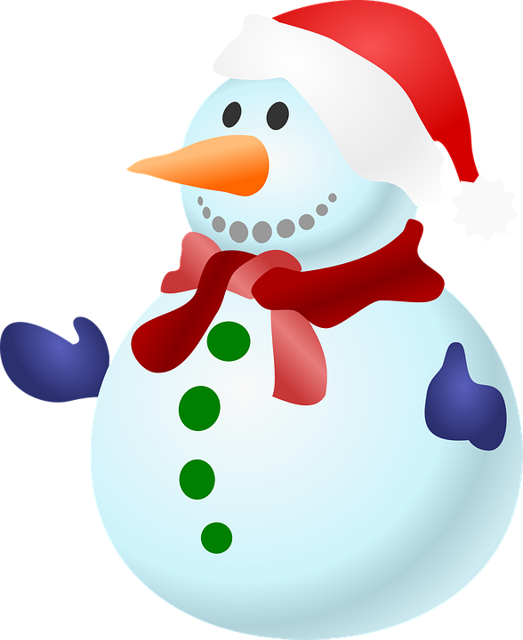 Immagine Gratis Su Pixabay - Christmas Snowman Clip Art (588x720)