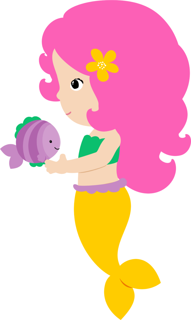 View All Images At Png Folder - Mermaid Clipart (646x1080)
