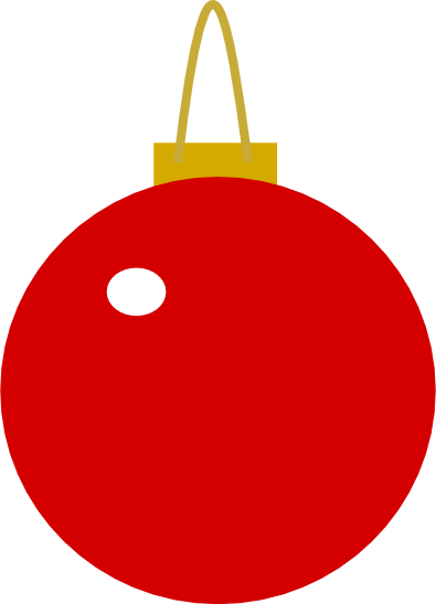 Red Bauble Png With Transparent Backround - Baubles Clipart No Background (395x547)