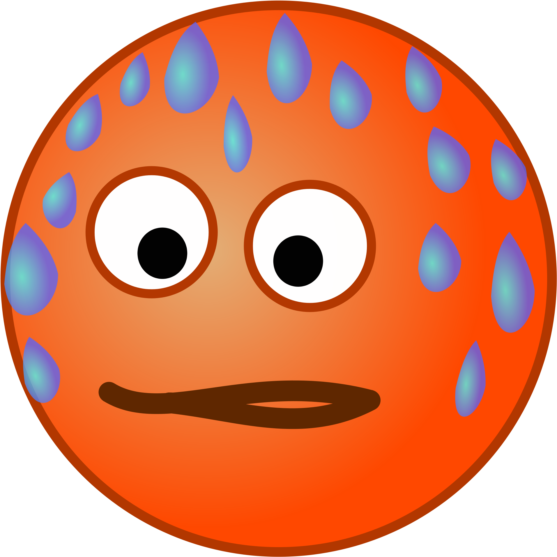 Open - Hot Emoticon Png (2000x2000)