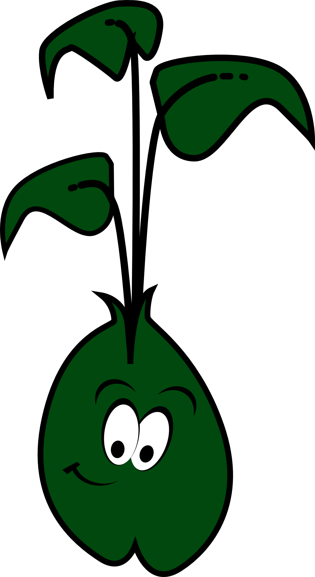 Bean Sprout Character Clip Art At Clkercom Vector Online - Bean Sprout Clipart (1050x1920)