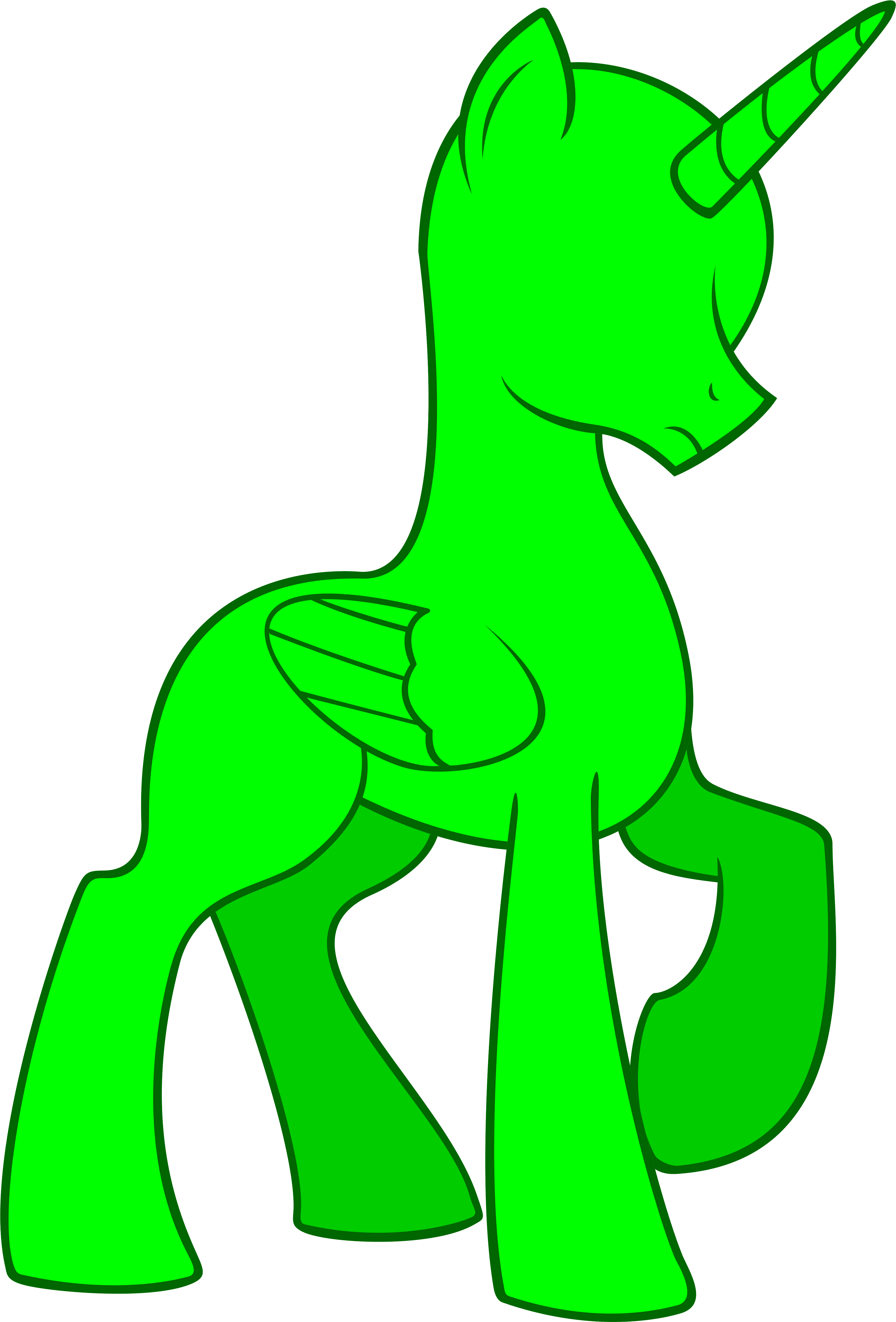 Pin Clipart Psd File - Mlp Stallion Body Bases (5000x5431)