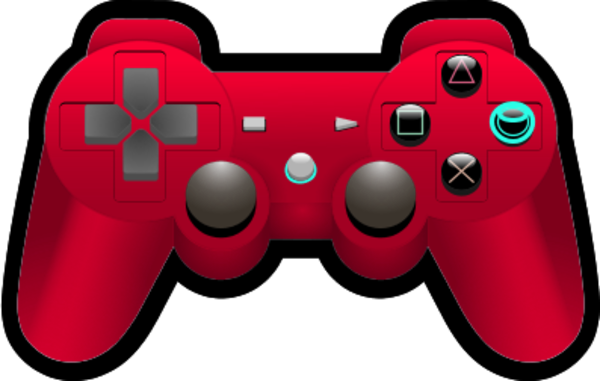 Other Popular Clip Arts - Playstation Controller Clip Art (600x381)