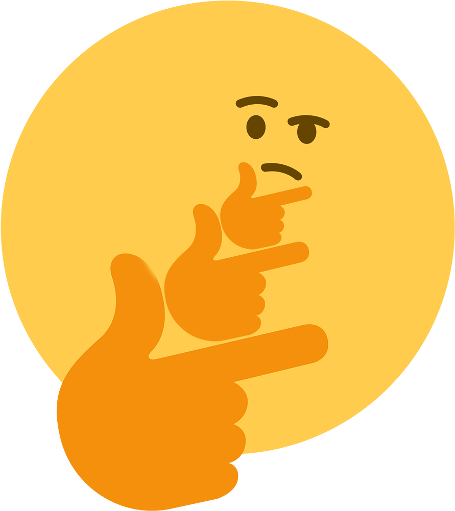 View Samegoogleiqdbsaucenao B7d , - Think Emoji (1000x1000)