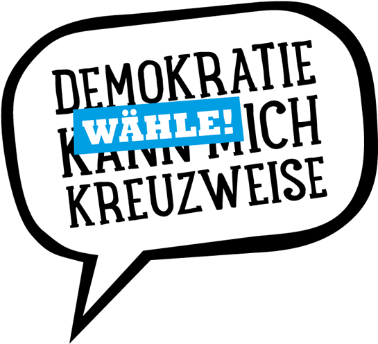 Demokratie Wähle Ich Kreuzweise - Democracy (700x495)