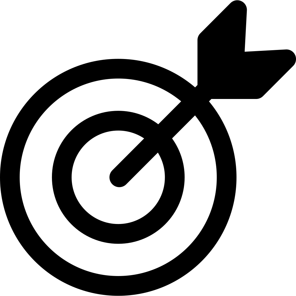 Dart Board And Arrow Comments - Arrow Board Icon (980x978)