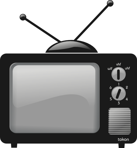 Free To Use &, Public Domain Television Clip Art - Televisions Clipart (552x595)
