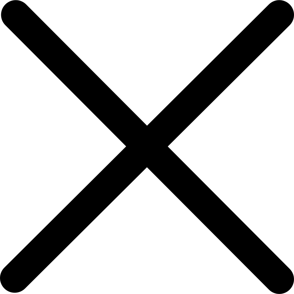 Master Pc Icon To Determine The Efficiency Of Terminal - Cross Sign Png Black (1851x1851)