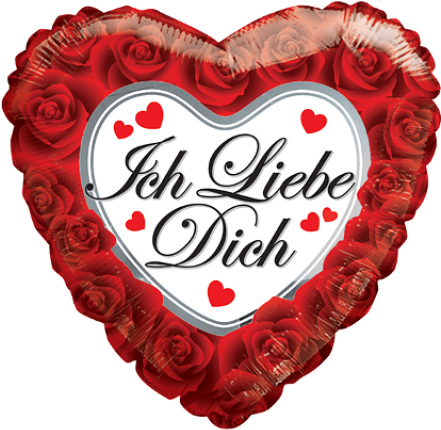 18" Rosas Feliz Dia De San Valentin - Mylar Balloons (440x440)
