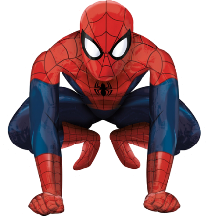36" Airwalker Spiderman - Mylar Balloons Foil (440x440)