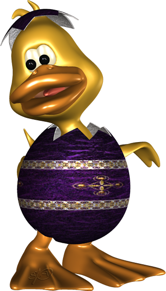 Springangel Ostern Image - Cartoon (342x600)