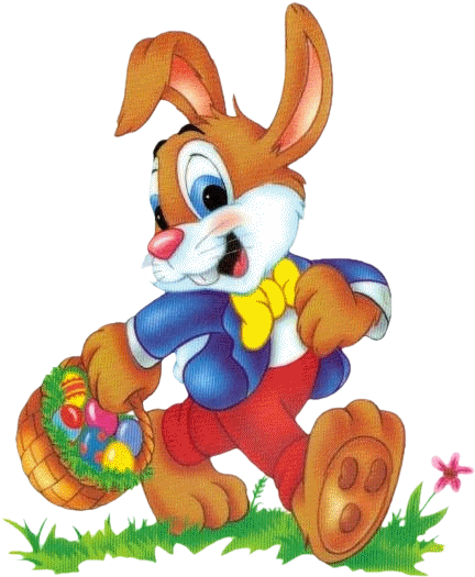 4 - - Imagen Del Conejo De Pascua (439x529)
