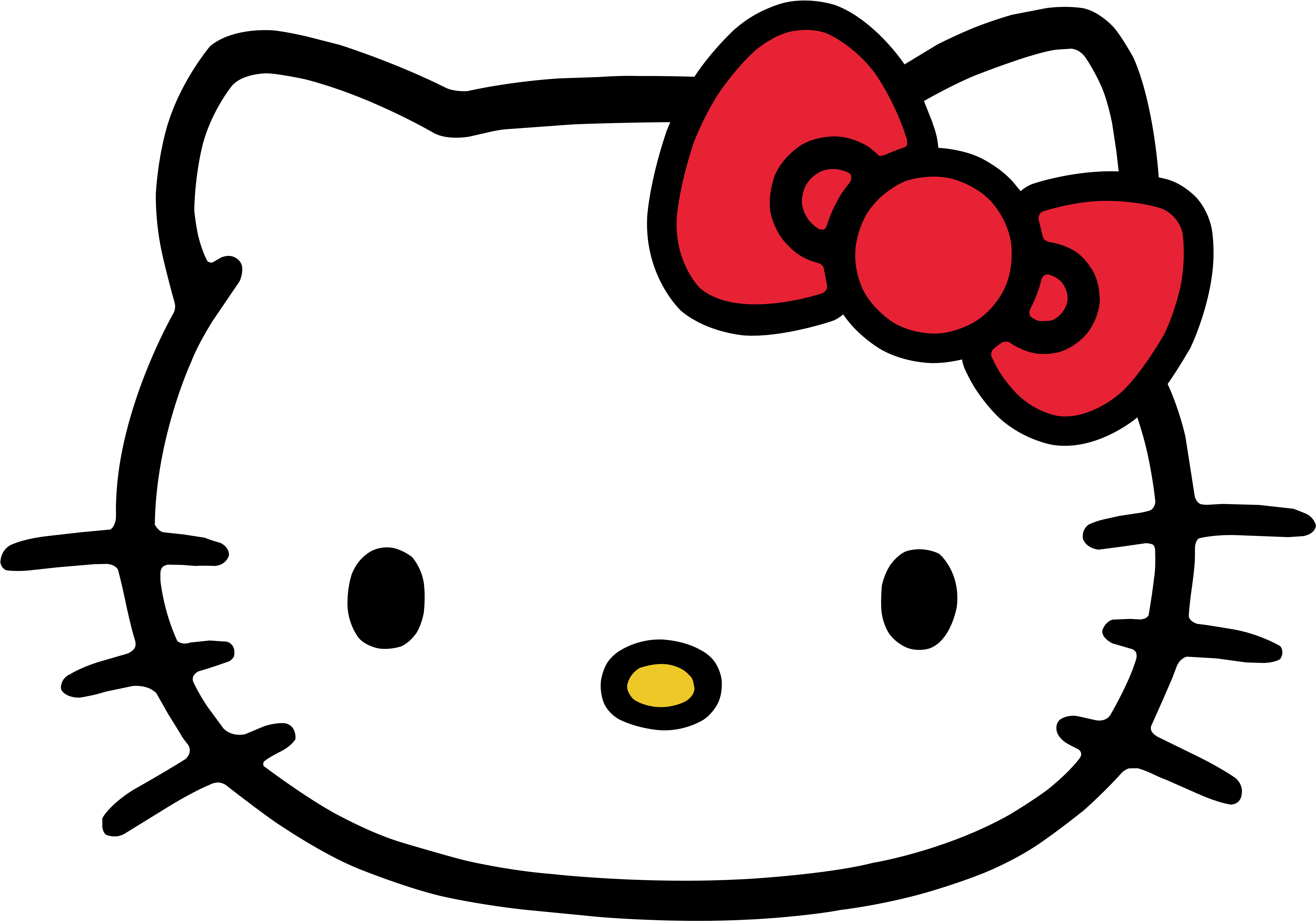 Hello Kitty Hello Halloween By Glaser Design Inc - Sanrio Hello Kitty Lunch Box (5000x3559)