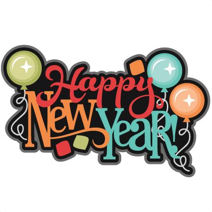 Svg New Year Clip Art - Happy New Year Cartoon - (432x432) Png Clipart  Download