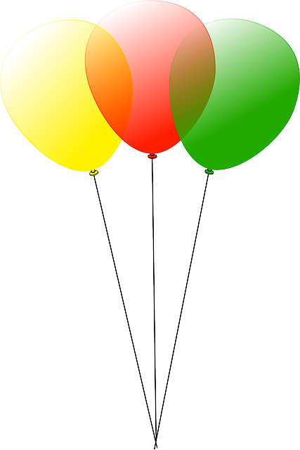Helium Kids, Party, Balloons, Fun, Festival, Event, - Balloons Clip Art (427x640)