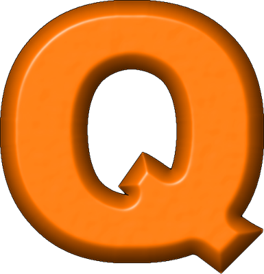 Letter Q Purple (385x400)