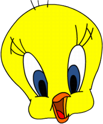 Free Graphics - Tweety Bird Face (540x540)