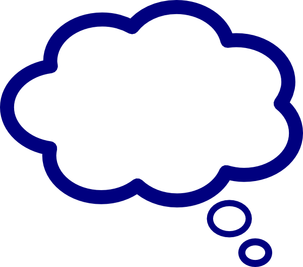 Blue Thought Bubble (600x528)