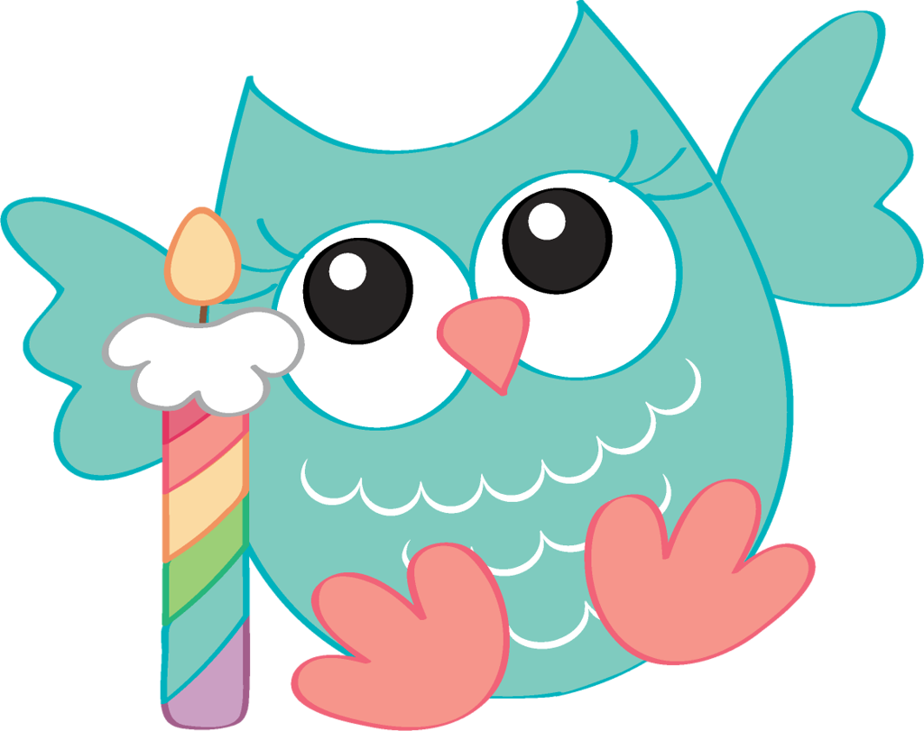 Ladylony Альбом «png Pack / Birthday Owls» На Яндекс - Cute Owl Birthday Png (1024x811)