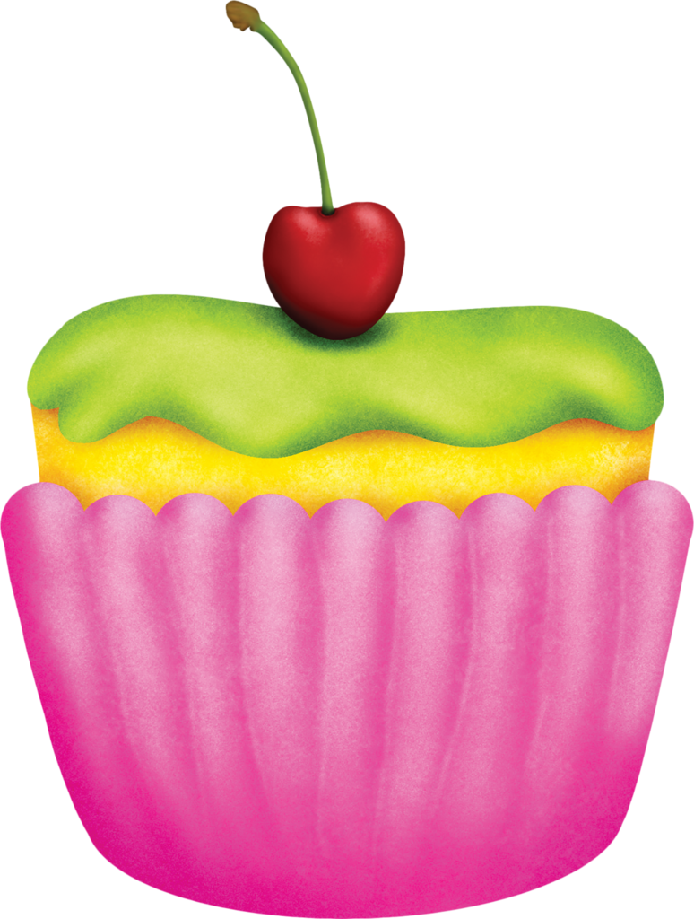 Happy Birthday Cupcake Card (774x1024)