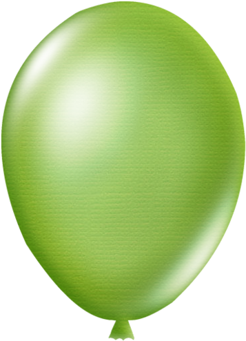 Geburtstag Luftballons, Zirkus Geburtstag, Ballon-party, - Yellow Green Birthday Balloons Clip Art (363x500)