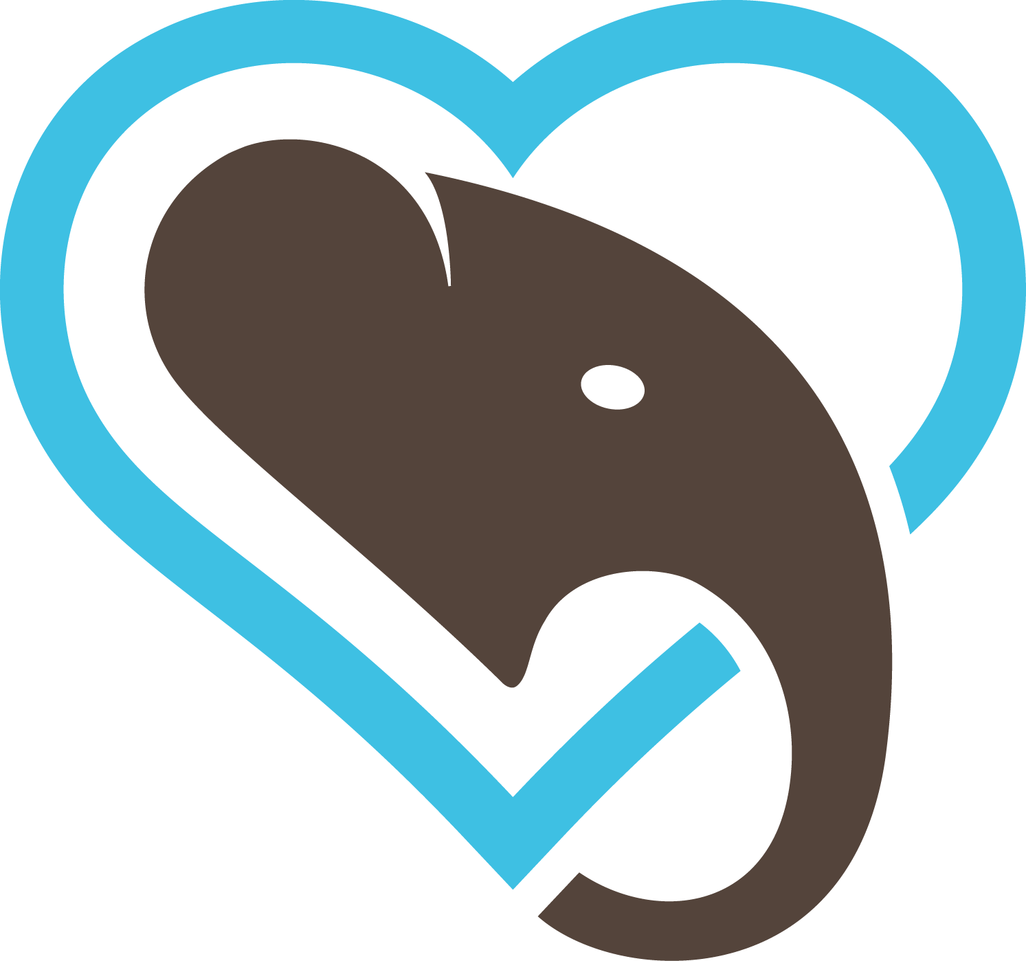 Ivory Ella Elephant Logo Clipart - World Elephant Day 2018 (1493x1398)