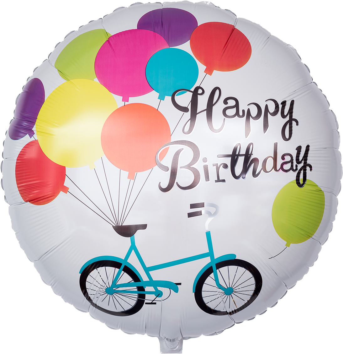 Glückwünsche Zum - 28" Happy Birthday Bike Balloons Jumbo Mylar Balloon (1200x1237)