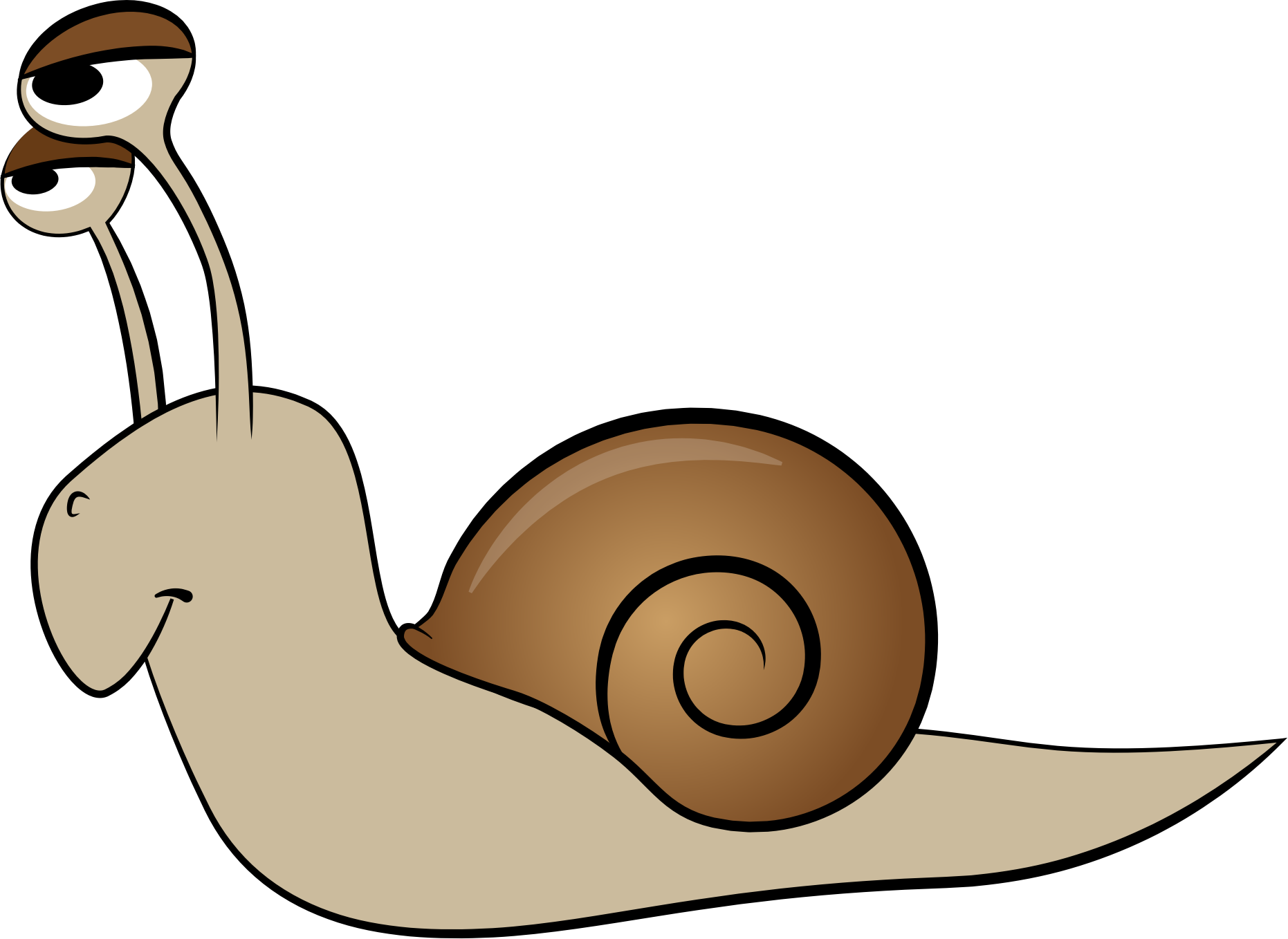 Nachträglich Alles Gute - Snail Cartoon (1862x1358)