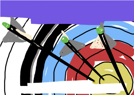 Einladung Kindergeburtstag Bogenschiesen Bogenschießen - Archery (458x458)