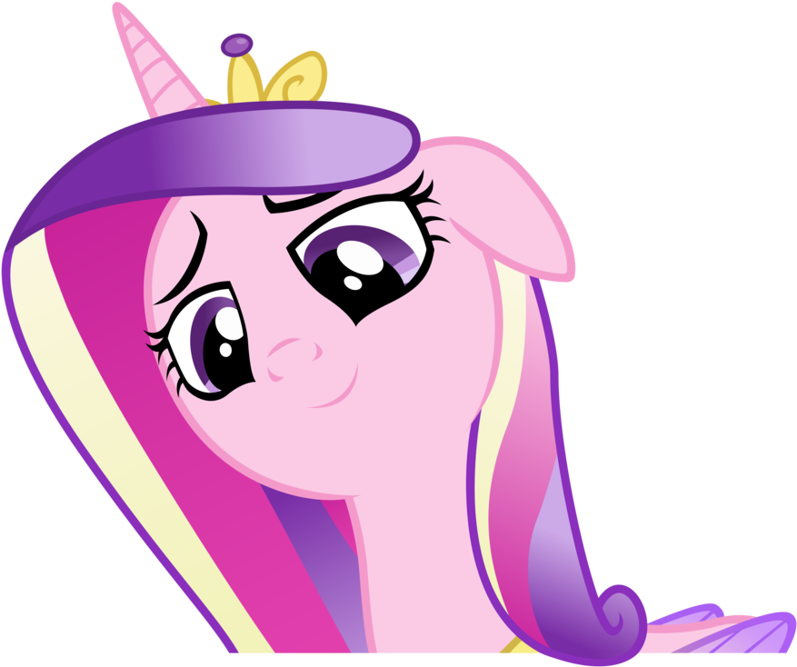 Cadence Smile Face By Bednarowski - My Little Pony Cadence Face (900x754)