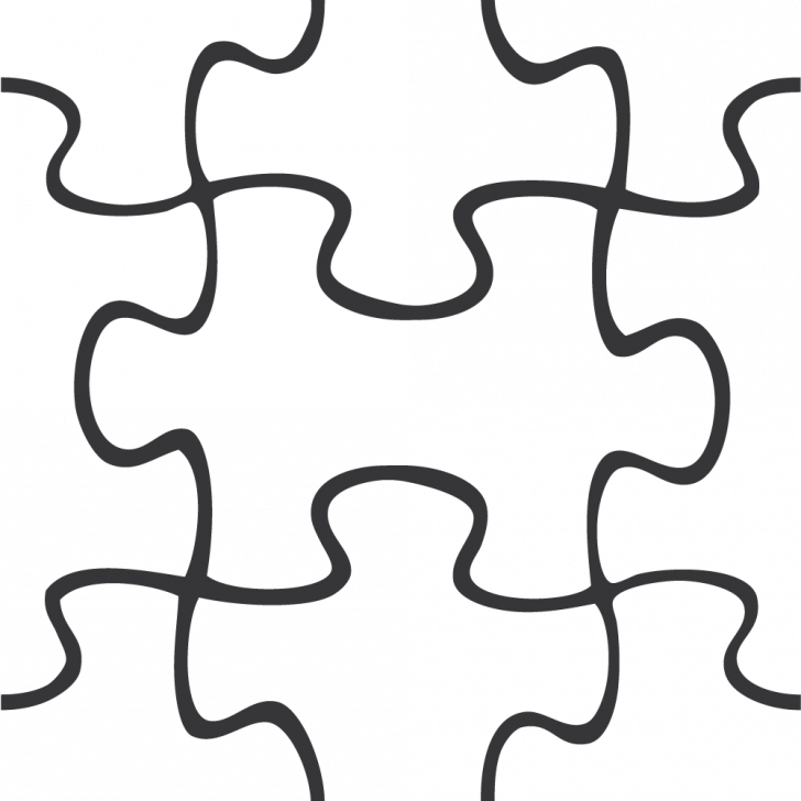 Pin Jigsaw Clipart For Powerpoint Free - Plantilla De Puzzle Para Power Point (728x728)