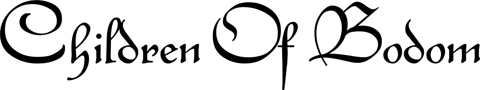 Children Of Bodom Children Of Bodom - Children Of Bodom Png (1600x302)