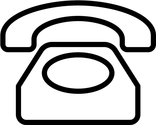 Download Png Download Ico Download Icns - White Telephone Icon Png (512x512)