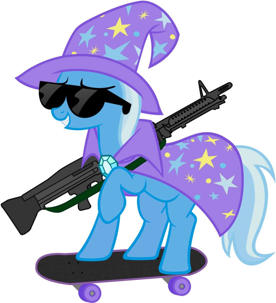 My Little Pony Clipart Gun Png - Mlp With A Gun (932x1022)