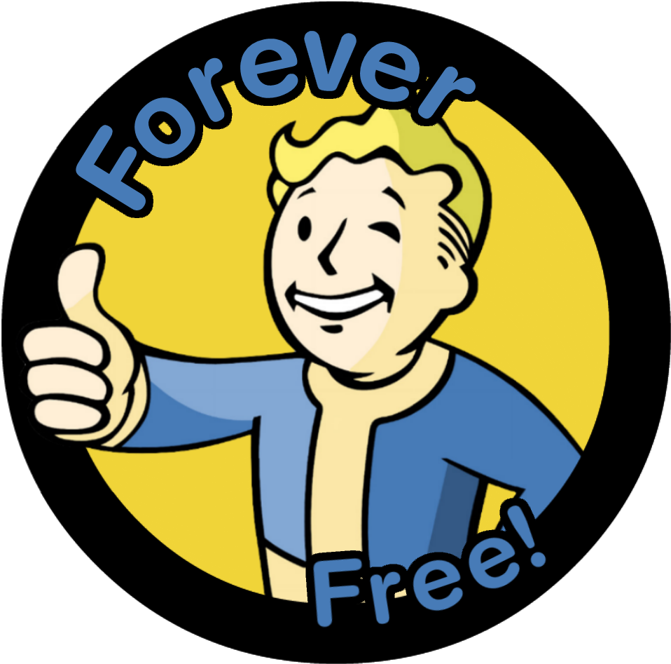Donation Points System - Vault Boy Thumbs Up (1000x1000)