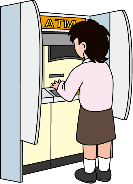 Atm Clipart - Atm Machine Clip Art (461x639)