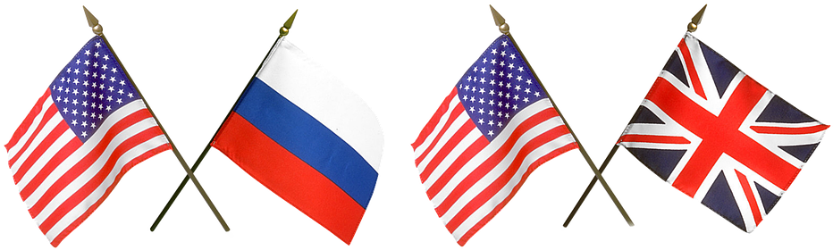 Fahnen, Russland, Amerikanische Flagge - Cafepress Proud Russian-american Oval Sticker (945x340)