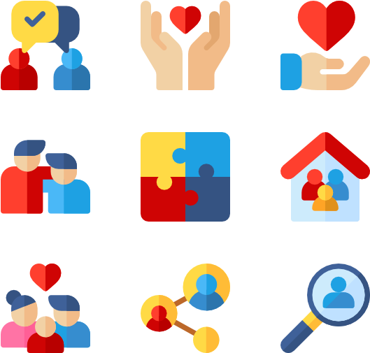 Human Relations - Gambar Icon Frame Vector 3d Png (600x564)
