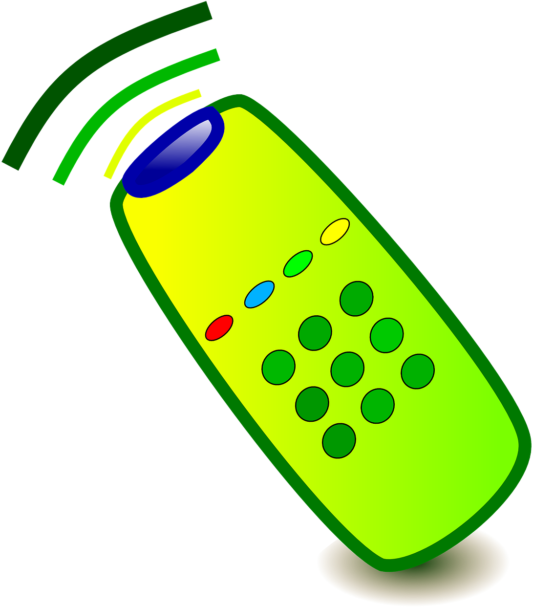 Vibrator Mit Fernbedienung - Remote Clipart (1247x1280)