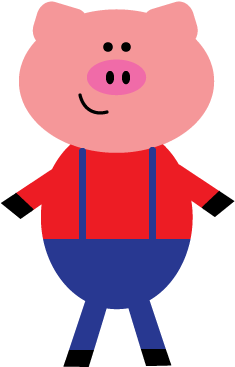 Patton's Patch - Little Pig Clipart (612x792)