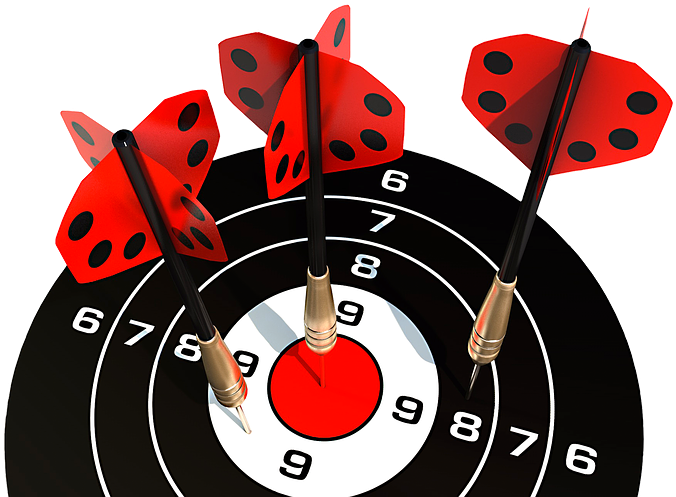 Darts, Ziel, Zielscheibe, Volltreffer - Hit Ratio (960x538)