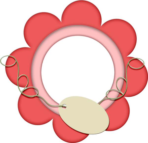 Cadre Png Rouge - Clip Art (600x580)
