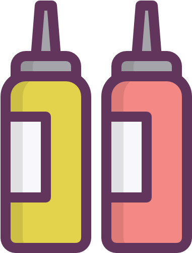 Ketchup, Senf, Wurzen, Salsa, Soßen, Kochen, Kuche - Sauces Icon (512x512)