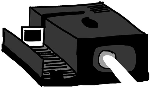 Einmal Im Monat Findet Bei Uns Eine Für Kinder Im Kindergartenalter - Slide Projector (640x480)