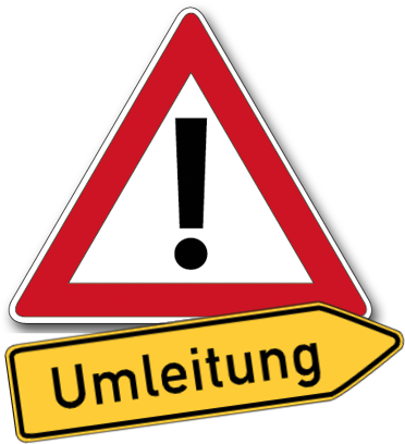 Ist Die Staatsstraße 2186 Zw - Verkehrszeichen Stvo, Umleitungs...(folie/form: Ra2/flachform (417x417)