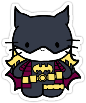 Batgirl &&&&& Hello Kitty - Birthday (375x360)