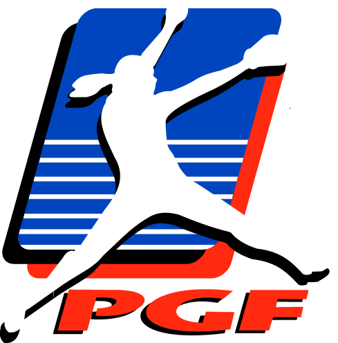 Games Streamed Live By Flosoftball At Http - Pgf Softball Logo (489x496)