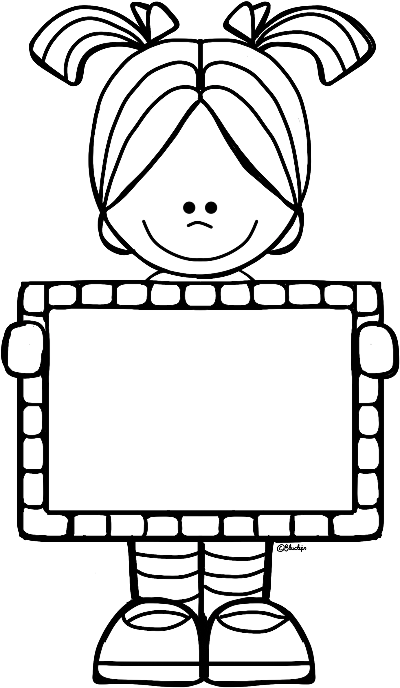 Da Jpg A Clipart - School Boys Frames Black And White (1406x2400)